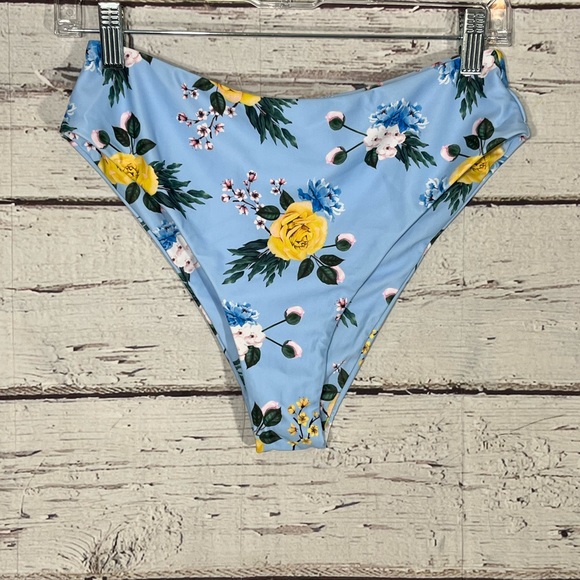 ZAFUL Bikini Blue Floral Print-Medium - Picture 5 of 5